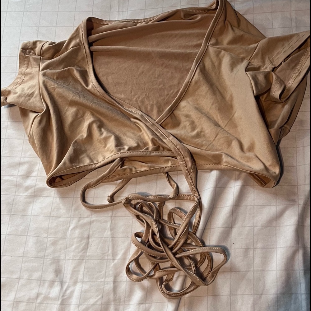 Super Cropped Wrap top